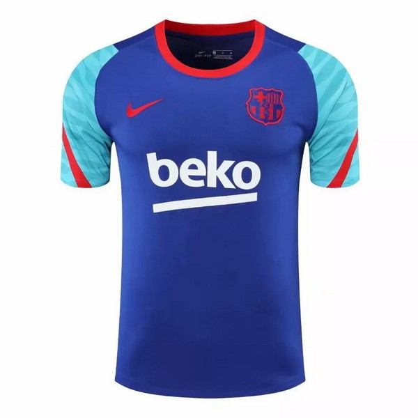 Trainingsshirt Barcelona 2021-22 Blau Fussballtrikots Günstig